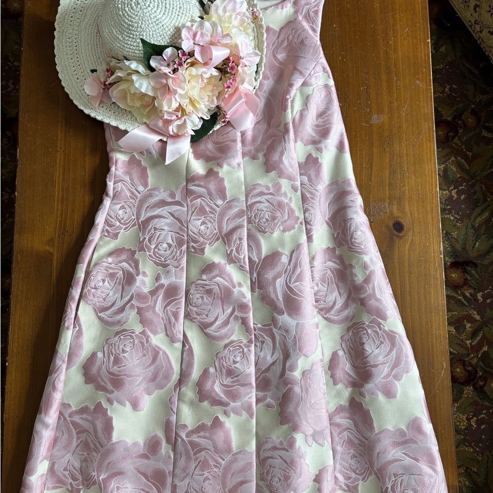 Kentucky Derby dress & hat. Complete outfit
